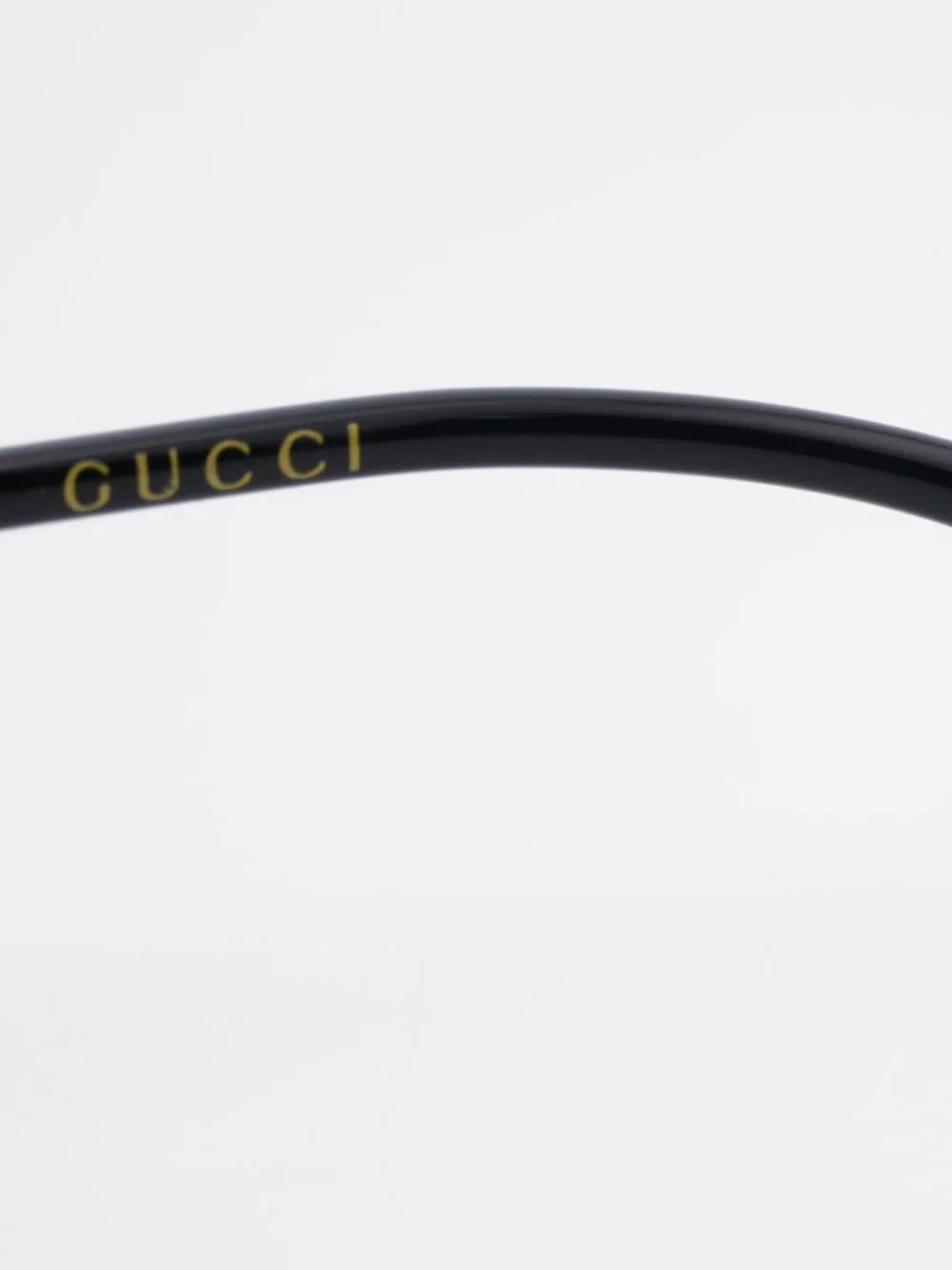 Gucci GG1853O 001 Cat Eye Eyeglasses 54mm - Gold with GG Pattern